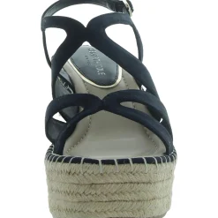 Solace Faux Suede Open Toe Strappy Sandals