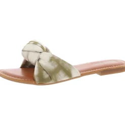SOLEIL Bow Slide Sandals