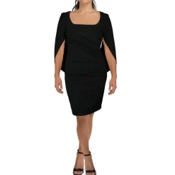 Solid Cocktail And Party Dress