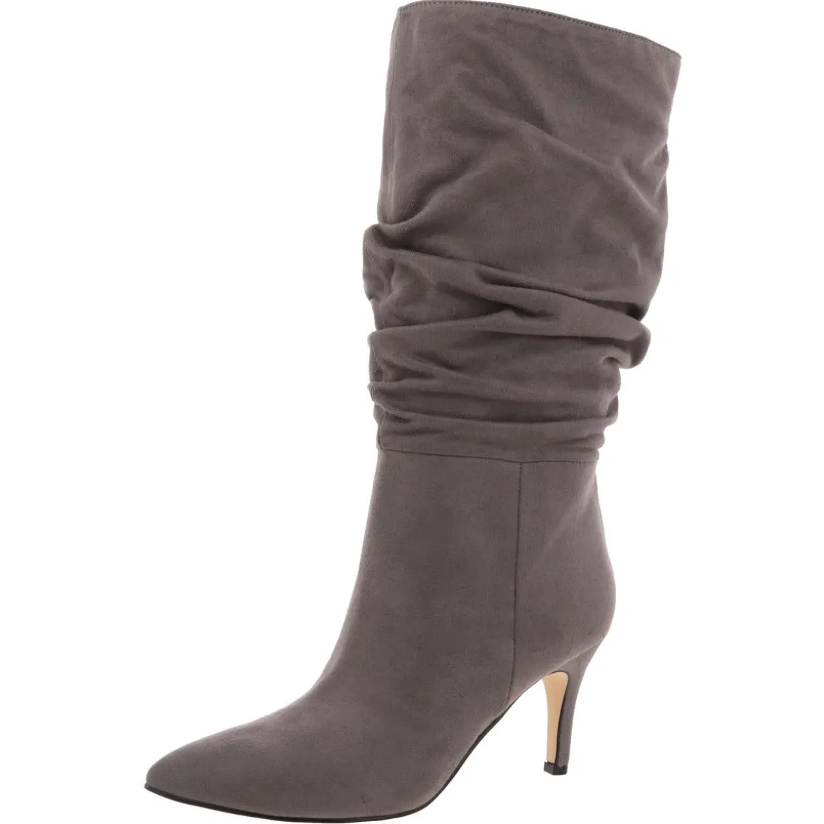 Solid Mid-Calf Boots