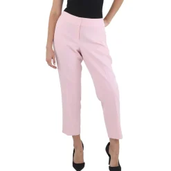 Solid Straight Leg Pants