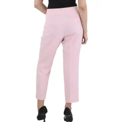 Solid Straight Leg Pants