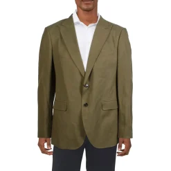 Solid Two-Button Blazer