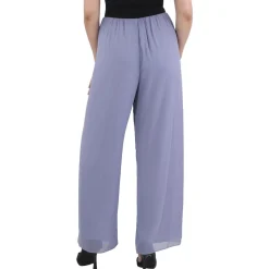 Solid Chiffon Pants