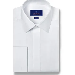 Solid Cotton Button-Down Shirt