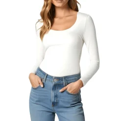 Solid Cotton Pullover Top