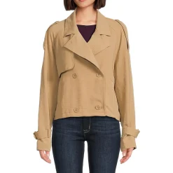 Solid Cropped Shirt Jacket