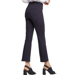 Solid Denim Ankle Jeans