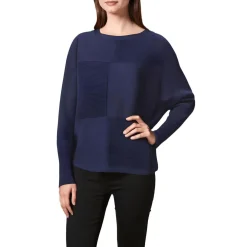 Solid Dolman Sleeves V-Neck Sweater