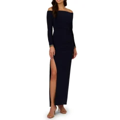 Solid Jersey Evening Dress