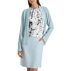 Solid Knit Cardigan Sweater