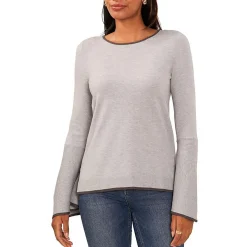 Solid Knit Crewneck Sweater