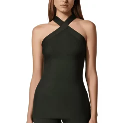 Solid Knit Halter Top