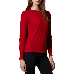 Solid Knit Pullover Sweater