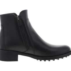 Solid Leather Ankle Boots