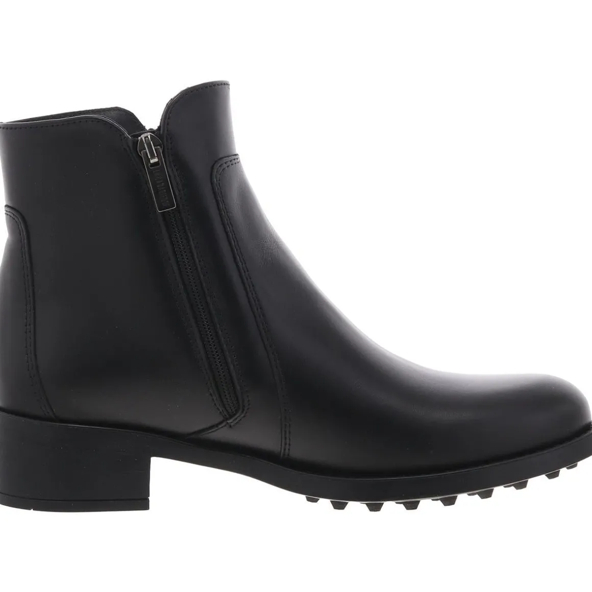 Solid Leather Ankle Boots