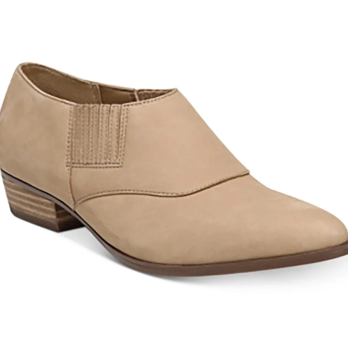 Solid Leather Block Heels