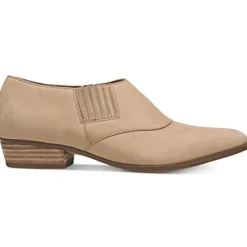 Solid Leather Block Heels