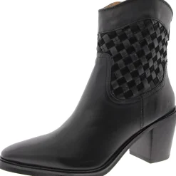 Solid Leather Booties