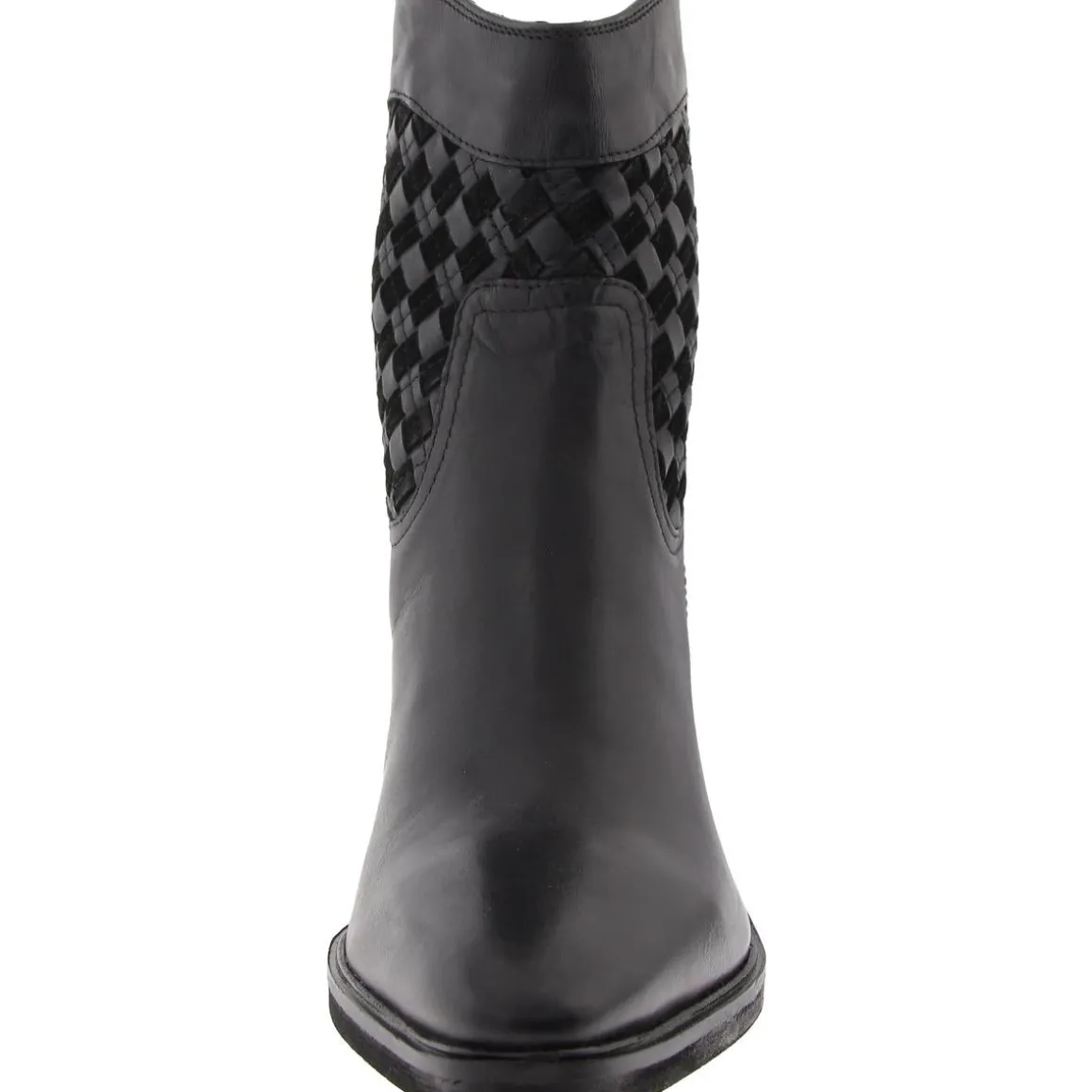 Solid Leather Booties