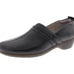 Solid Leather Flat Shoes