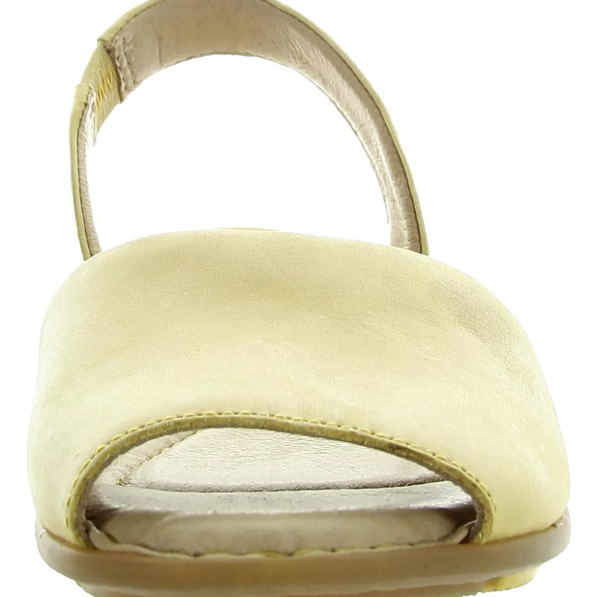 Solid Leather Flatform Sandals