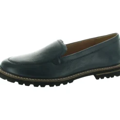 Solid Leather Loafers