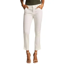 Solid Linen Dress Pants