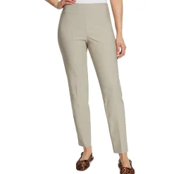 Solid Mid Rise Ankle Pants