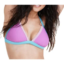 Solid Nylon Bikini Swim top