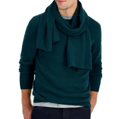 Solid Ribbed Knit Hat & Scarf Set