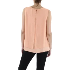 Solid Sleeveless Blouse