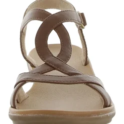 Solo Faux Leather Ankle Strap Strappy Sandals
