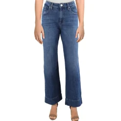 Sophia Wide Leg High Rise Med Wash Wide Leg Pants