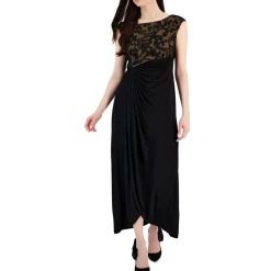 Soutache Long Evening Dress