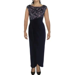 Soutache Long Evening Dress