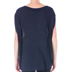 Space Sky Knit Hi-Low Pullover Top