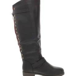 Spokane Faux Leather Wide Calf Knee-High Boots