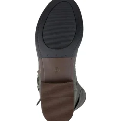 Spokane Faux Leather Wide Calf Knee-High Boots