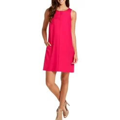 Spring Calling Back Bow A-Line Shift Dress