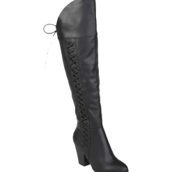 Spritz Wide Calf Faux Leather Over-The-Knee Boots