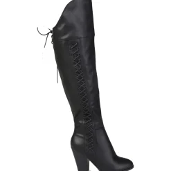 Spritz Wide Calf Faux Leather Over-The-Knee Boots