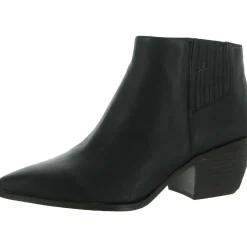 Spur Leather Heels Booties