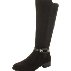 Stanell Faux Suede Round Toe Knee-High Boots