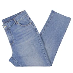 Stella Destroyed Denim Straight Leg Jeans