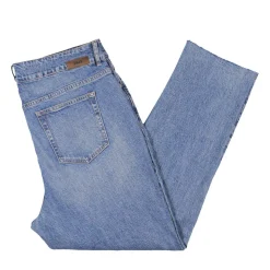 Stella Destroyed Denim Straight Leg Jeans