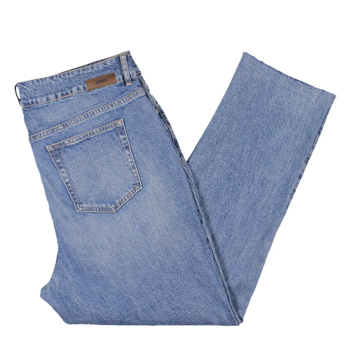 Stella Destroyed Denim Straight Leg Jeans