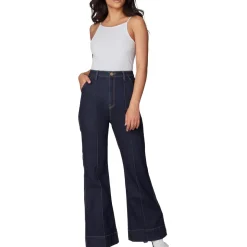 Stevie Pocket Denim Flared Jeans