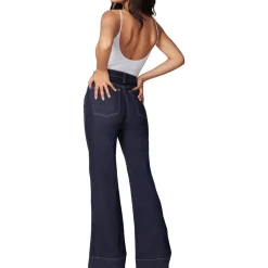 Stevie Pocket Denim Flared Jeans