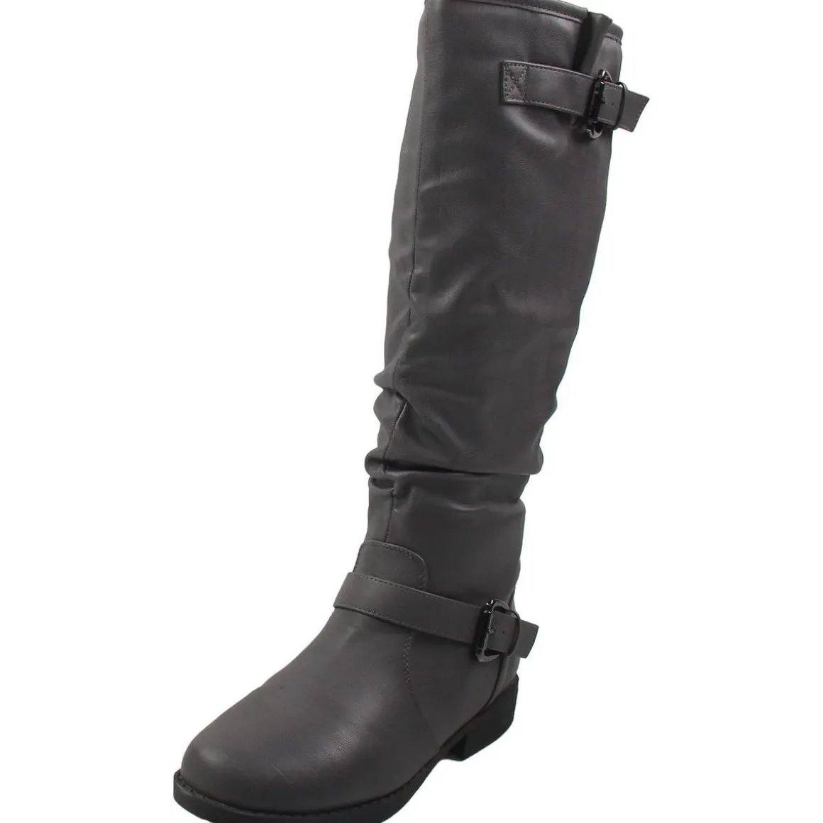 Stormy Faux Leather Knee-High Knee-High Boots